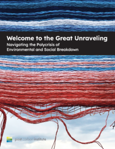 Welcome to the Great Unraveling: Navigating the Polycrisis of Environmental and Social Breakdown